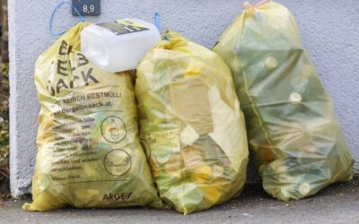 Rechtzeitiges Bereitstellen vom Plastikmüll