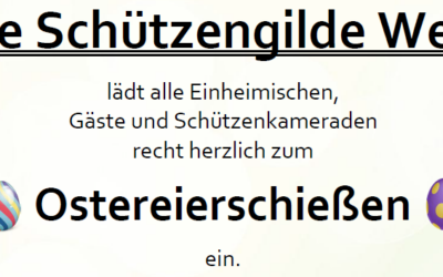 Ostereierschießen der Schützengilde Weer