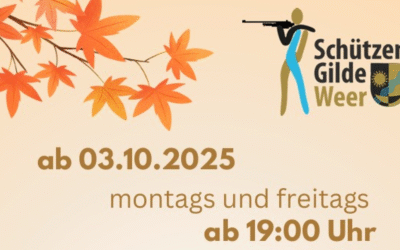 Saisonstart: Schützengilde Weer
