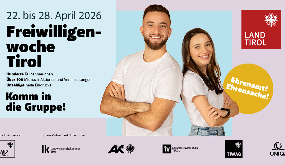 Freiwilligenwoche 22.4.-28.4.2026